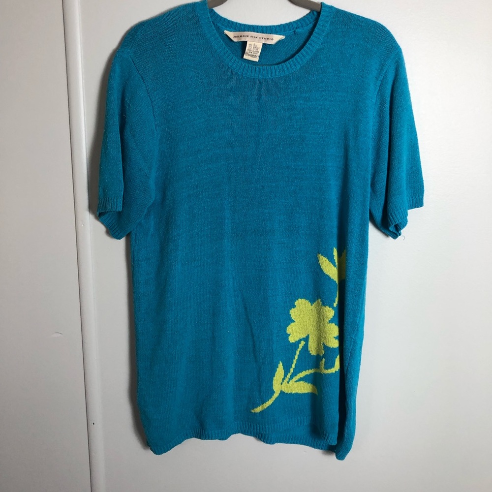 Melrose Silk Studio Sweater Size Large